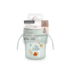 Kubek niekapek do nauki picia Wonderland 200 ml - miętowy