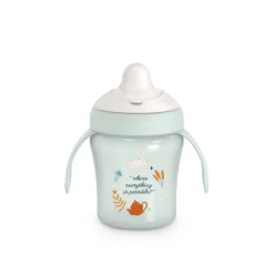 Kubek niekapek do nauki picia Wonderland 200 ml - miętowy