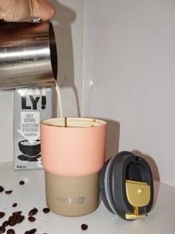 Kubek termiczny Coffee Express, 360 ml - pastelowy niebieski