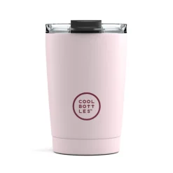 Butelki I Bidony | Cool Bottles Kubek termiczny Triple cool - Pastel Pink, 330ml