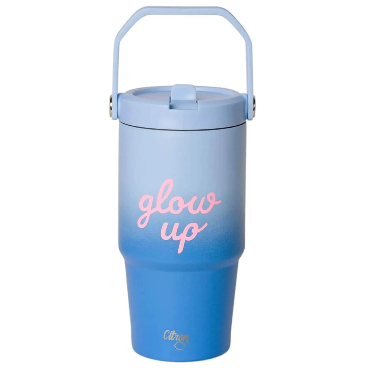 Bidony I Butelki|Bidony I Butelki | Citron Kubek termiczny Tumbler 600ml - Glow Up Blue