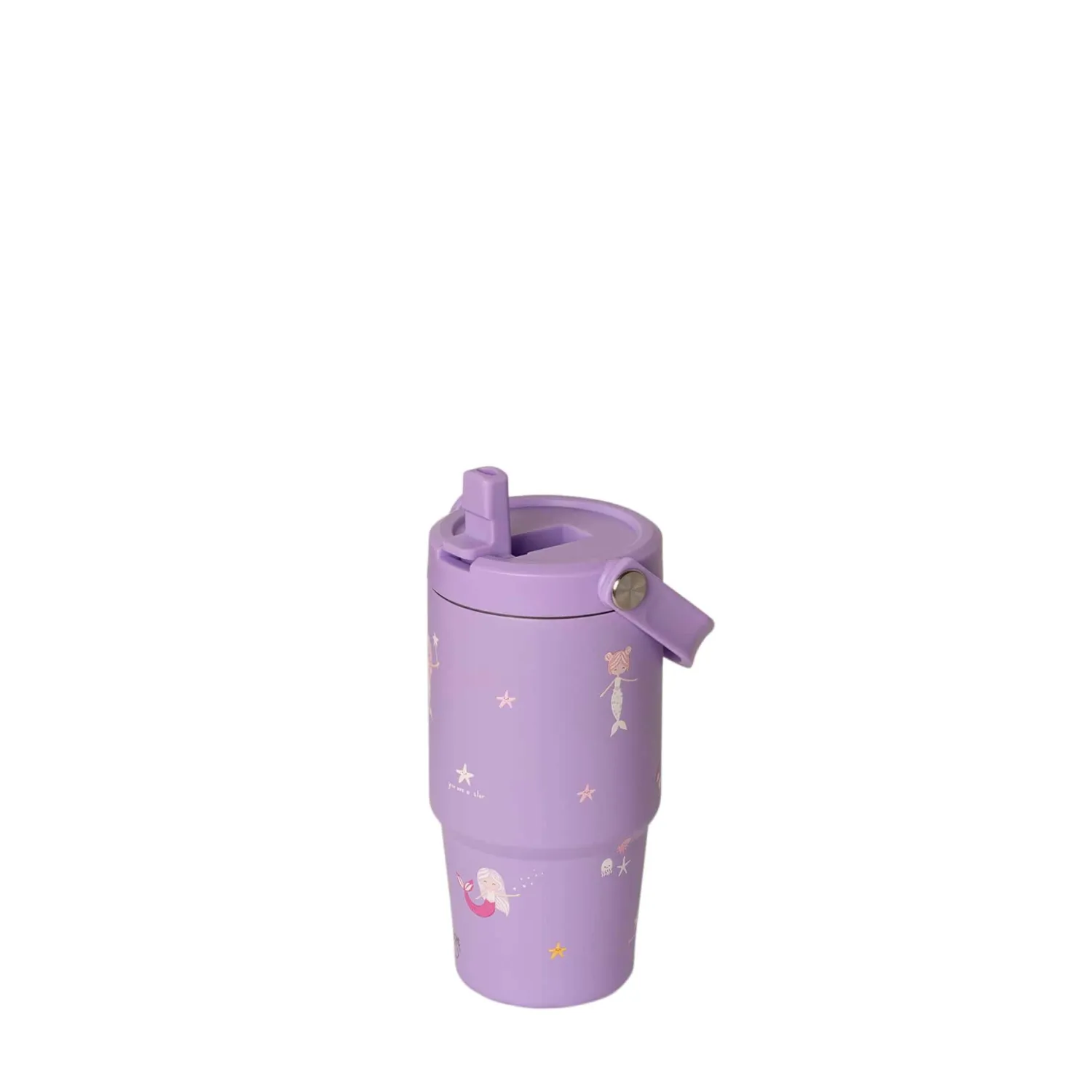 Bidony I Butelki|Bidony I Butelki | Citron Kubek termiczny z uchwytem 600ml - Mermaid