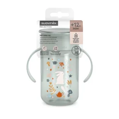 Naczynia Dla Dzieci | Suavinex Kubek treningowy 360° Wonderland 340 ml - miętowy