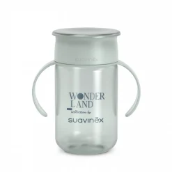 Naczynia Dla Dzieci | Suavinex Kubek treningowy 360° Wonderland 340 ml - miętowy
