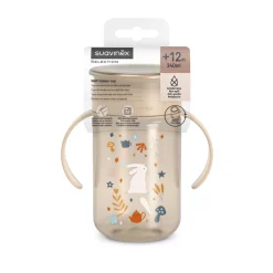 Naczynia Dla Dzieci | Suavinex Kubek treningowy 360° Wonderland 340 ml - beżowy