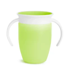 Kubek treningowy z uchwytami Miracle 360°, 207ml - zielony