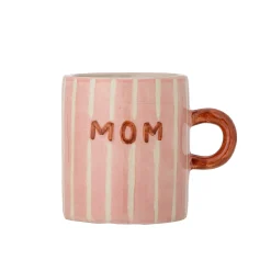 Naczynia Dla Dzieci | Bloomingville Mini Kubek z kamionki Cherish MOM - Rose
