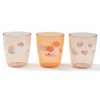 Kubki mini glass Happy Clouds Papaya