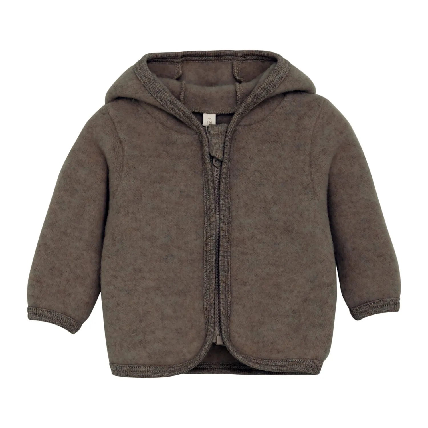Ubranka Dziecięce | HUTTEliHUT Kurtka 100% wełny merino - Brown Melange