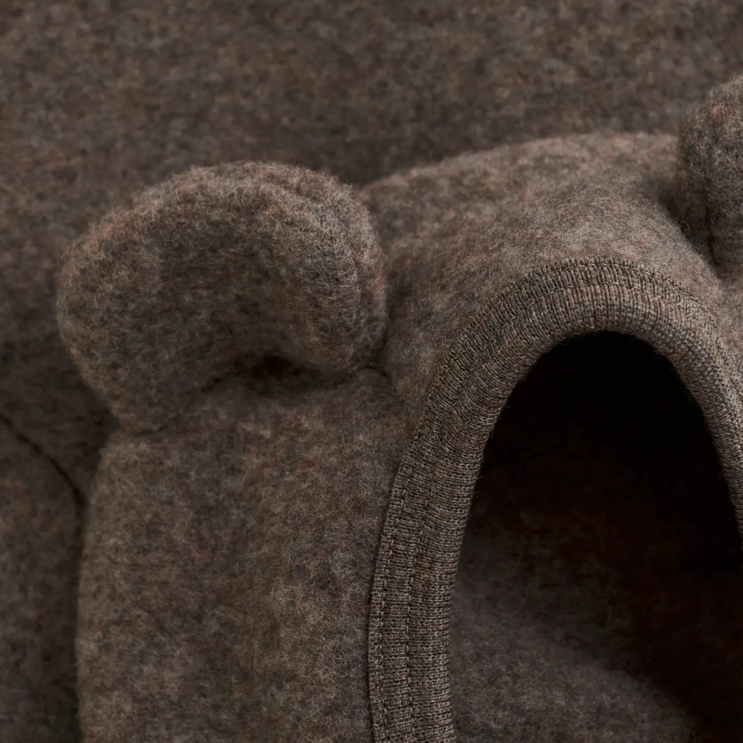 Ubranka Dziecięce | HUTTEliHUT Kurtka 100% wełny merino - Brown Melange