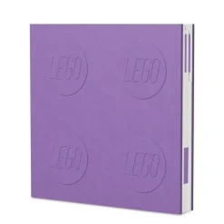 Idealne W Podróży|6 Lat+ | LEGO® Kwadratowy notatnik z długopisem - fioletowy