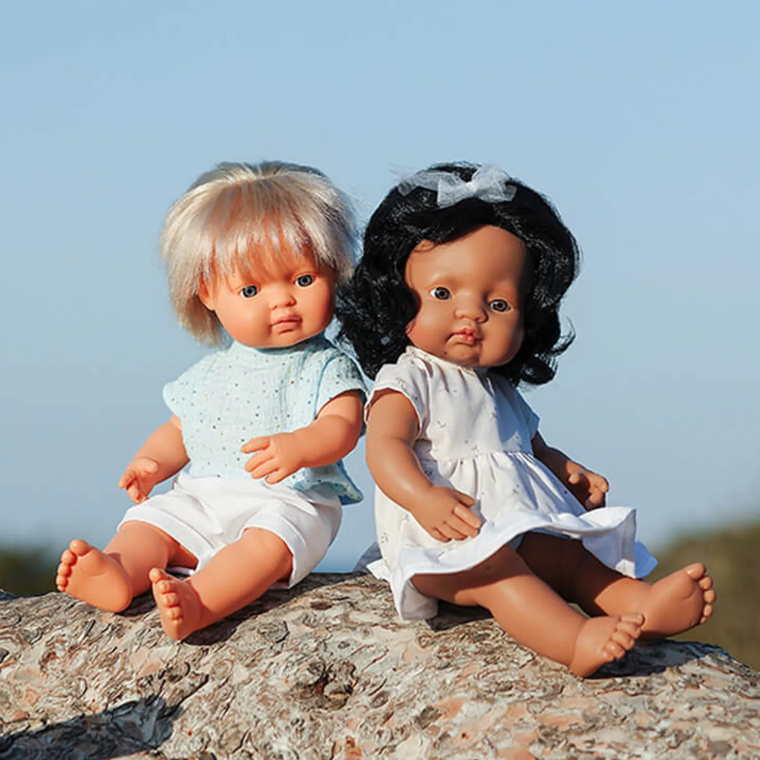3 Lata +|2 Lata + | Miniland Lalka chłopiec Europejczyk Jasny Blond My Friends & Me, 38cm