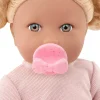 6 Lat+|3 Lata + | LullaBaby Lalka niemowlę z włosami i smoczkiem, w dwuczęściowym ubranku - blondynka