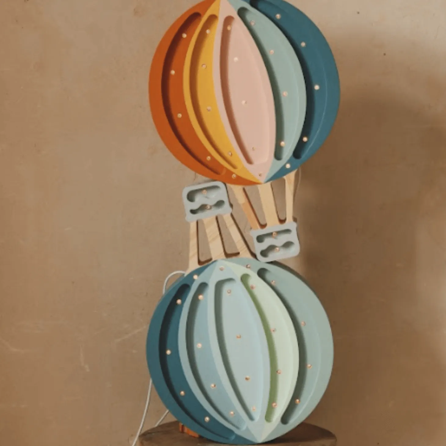 Lampa Little Lights Balon Latający - Retro Rainbow