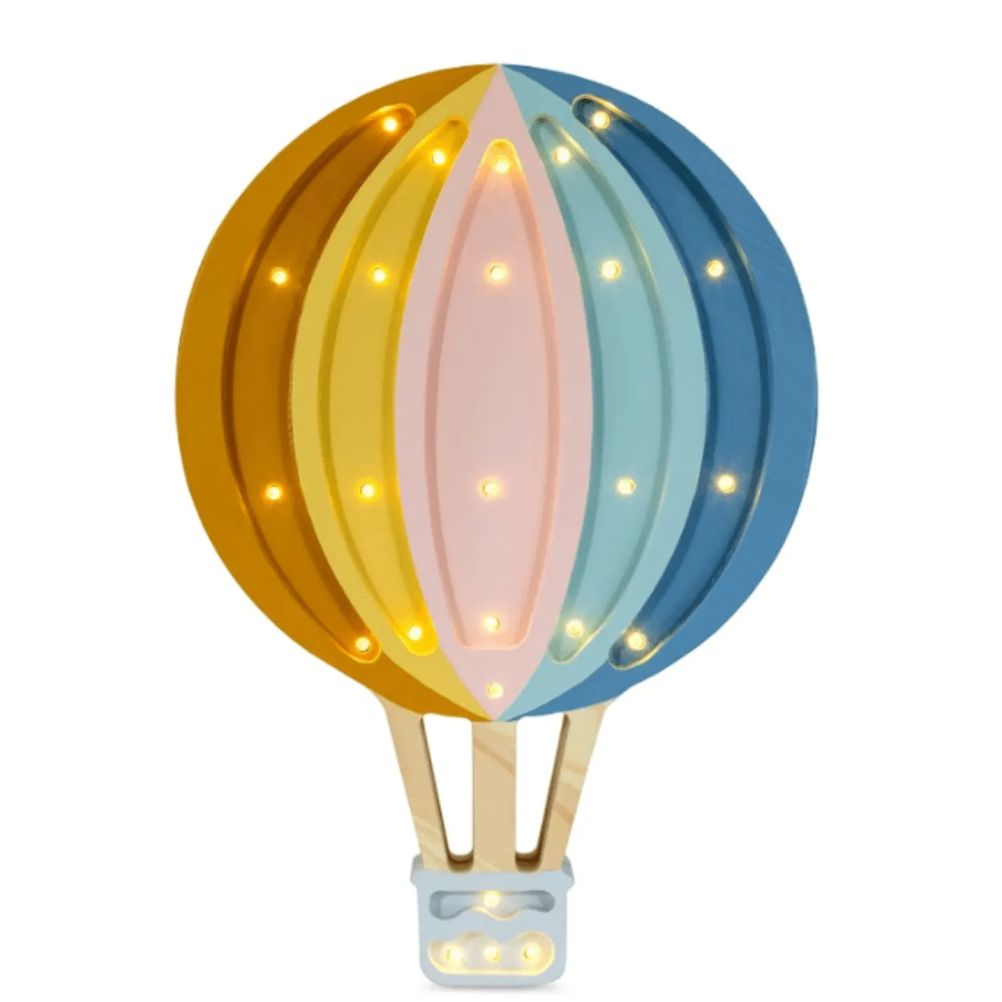 Lampa Little Lights Balon Latający - Retro Rainbow