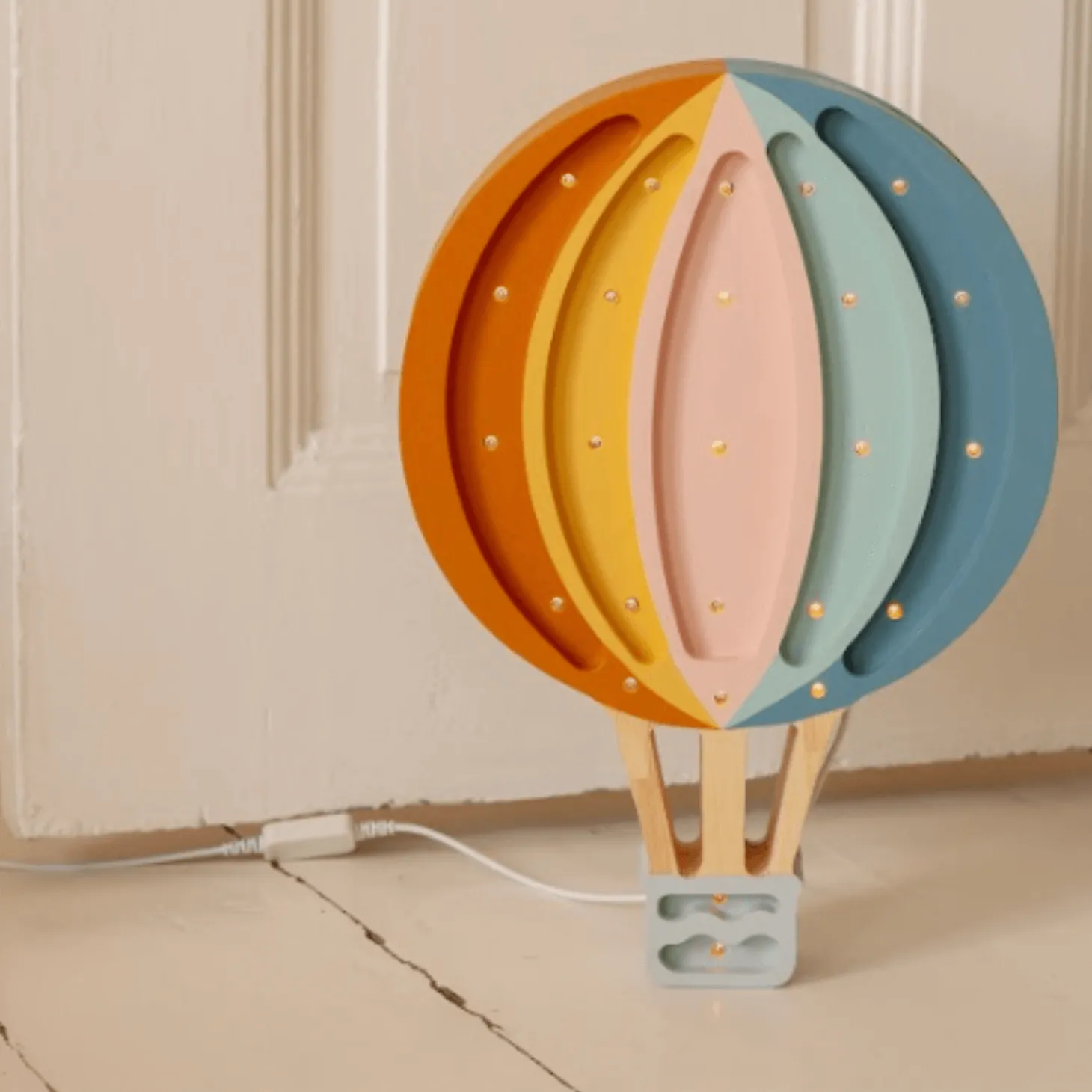 Lampa Little Lights Balon Latający - Retro Rainbow