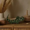 Lampa Little Lights Krokodyl PAPKIN GREEN