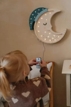 Lampa Little Lights Księżyc Midnight Blue
