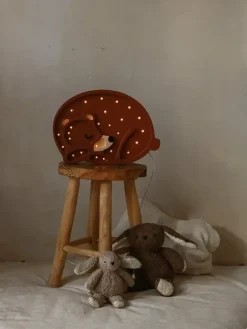 Lampa Little Lights Miś - Forest Brown