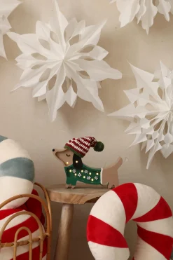 Dekoracje Dziecięce|Lampki Nocne | Little Lights Lampa Piesek Mini CHRISTMAS SNOWFLAKE