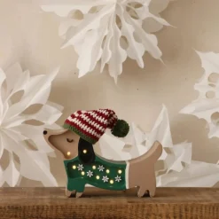 Dekoracje Dziecięce|Lampki Nocne | Little Lights Lampa Piesek Mini CHRISTMAS SNOWFLAKE