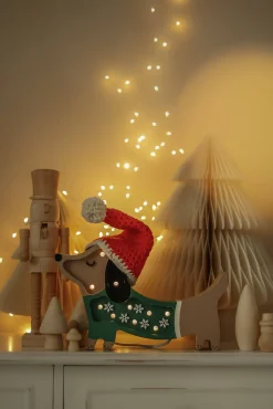 Dekoracje Dziecięce|Lampki Nocne | Little Lights Lampa Piesek Mini CHRISTMAS SNOWFLAKE