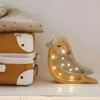 Dekoracje Dziecięce|Lampki Nocne | Little Lights Lampa Ptaszek Mini KHAKI