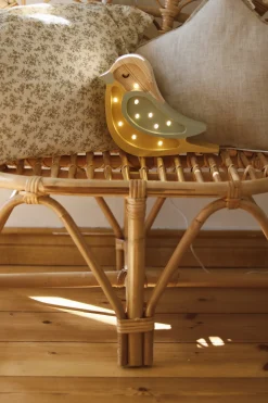 Dekoracje Dziecięce|Lampki Nocne | Little Lights Lampa Ptaszek Mini KHAKI