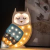 Lampa Little Lights Sowa MUSTARD