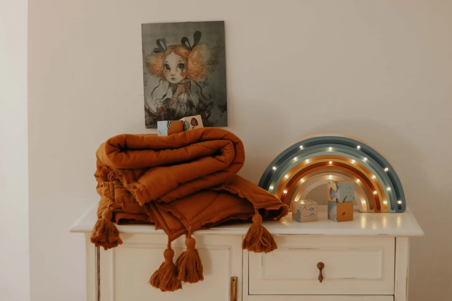 Lampa Little Lights Tęcza - Denim Blue