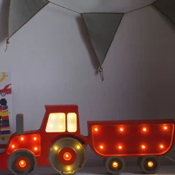 Lampa Little Lights Traktor Red