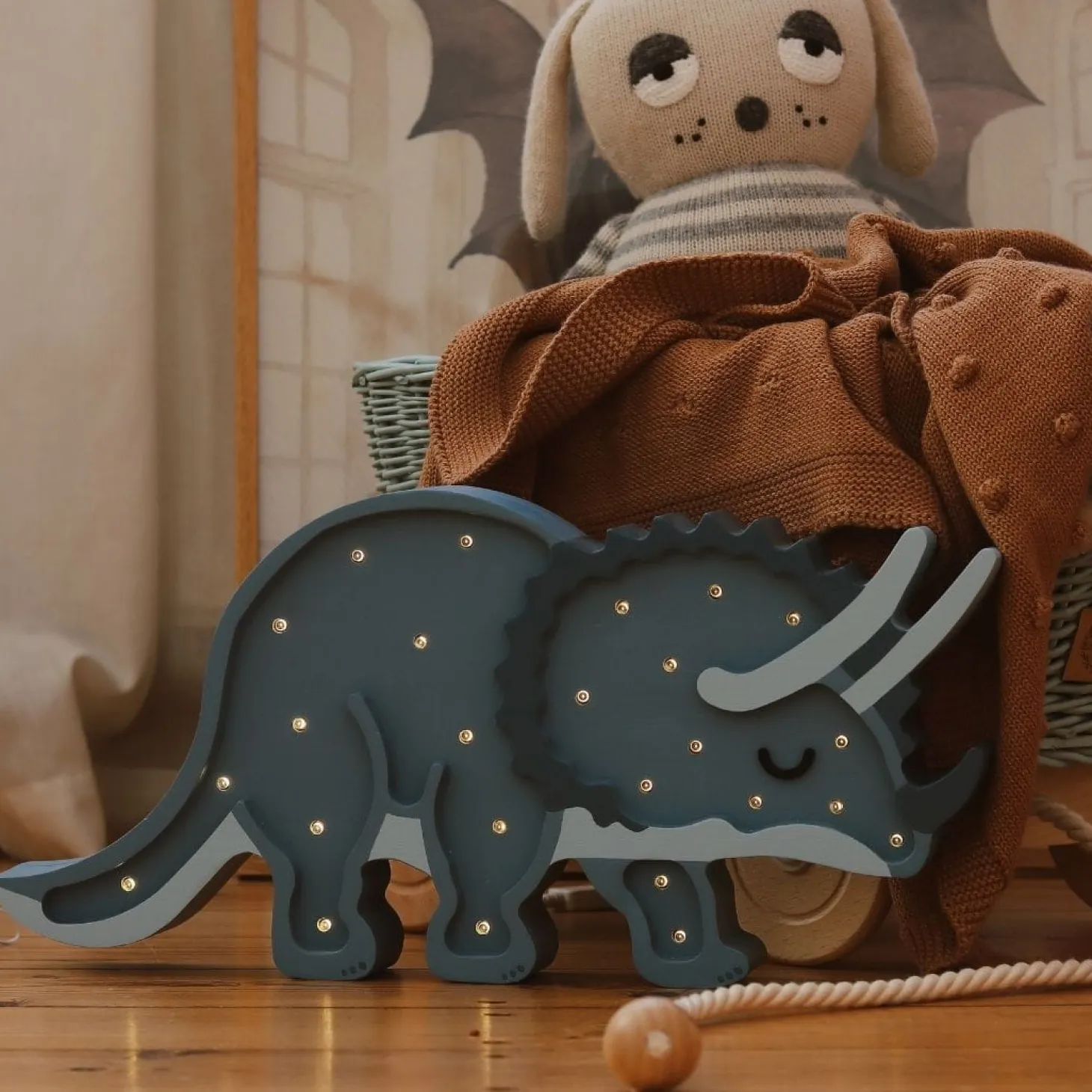 Lampa Little Lights Triceratops JURASSIC NAVY