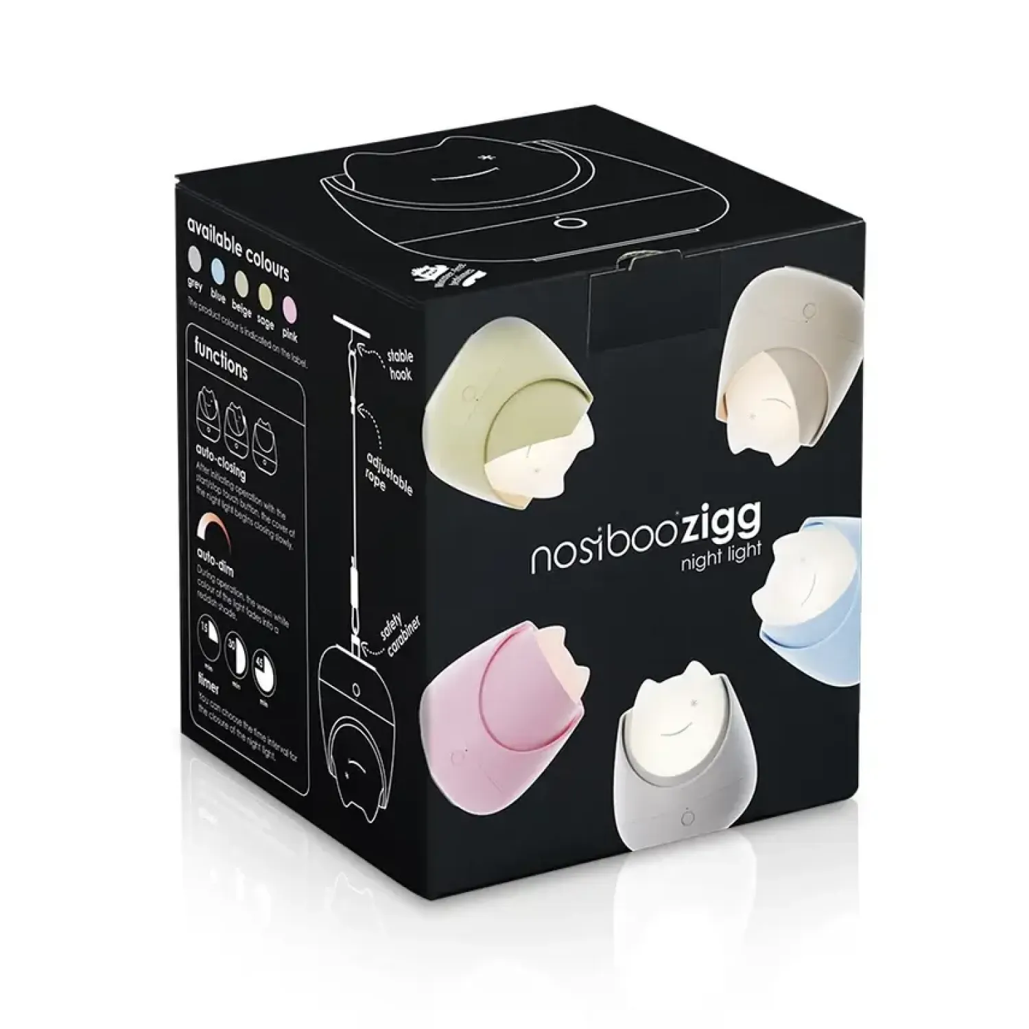 Lampki Nocne|Lampki Nocne | Nosiboo Lampka nocna Zigg - blue