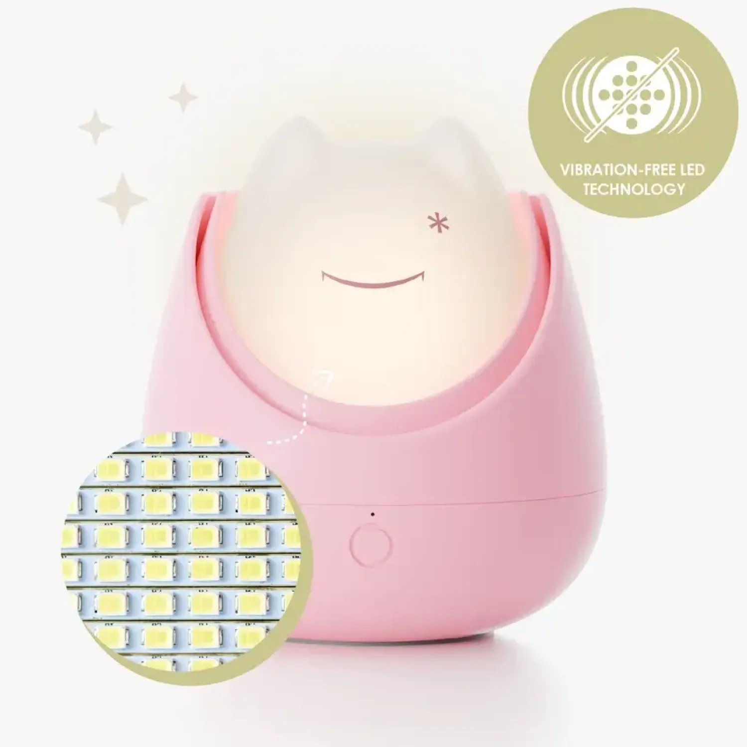 Lampki Nocne|Lampki Nocne | Nosiboo Lampka nocna Zigg - pink