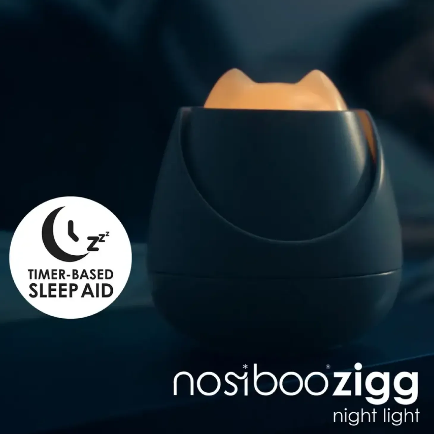 Lampka nocna Nosiboo Zigg - sage
