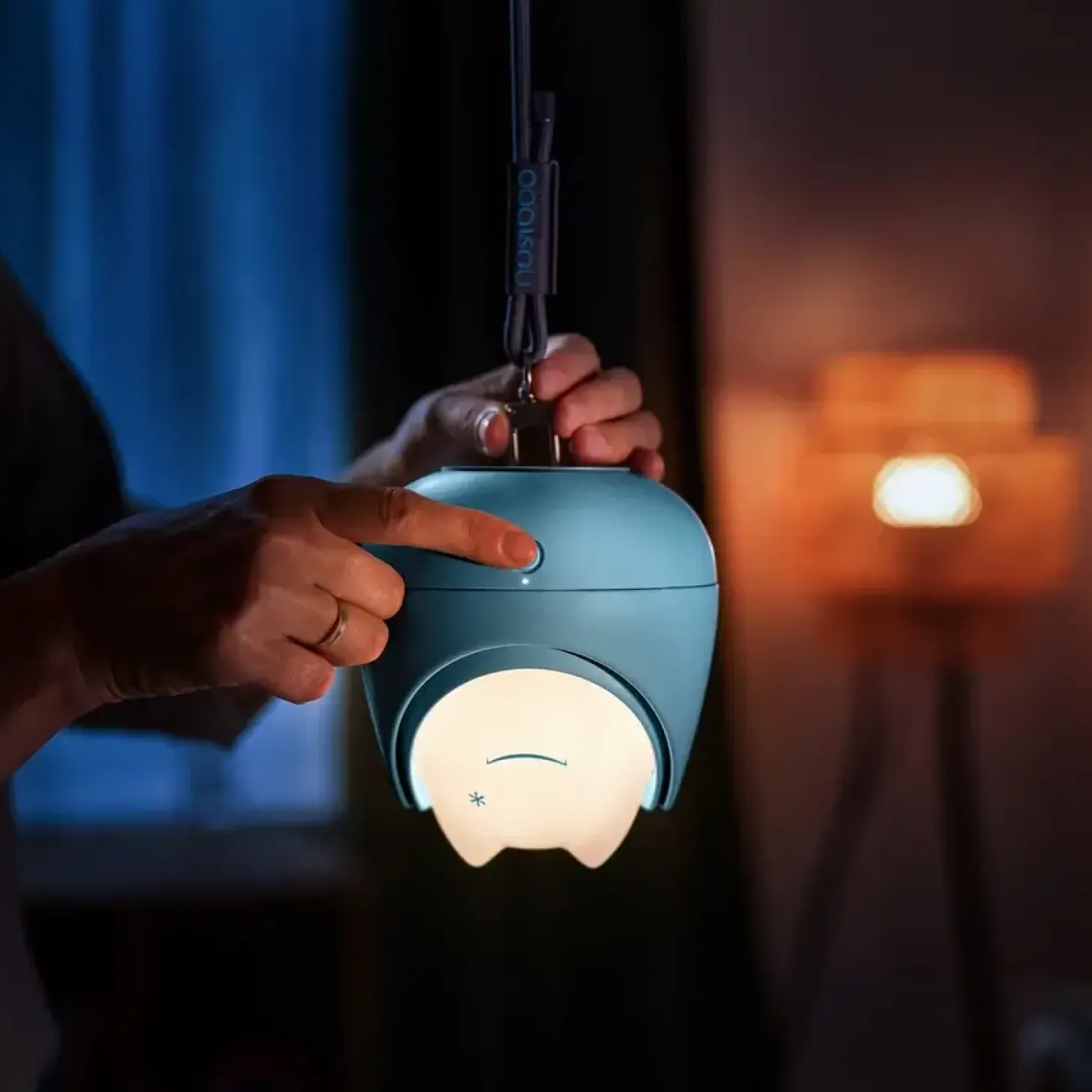Lampka nocna Nosiboo Zigg - sage