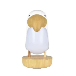Lampki Nocne|Lampki Nocne | Rabbit&Friends Lampka z głośnikiem- Maskonur biały