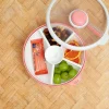 Lunchboxy|Przechowywanie Jedzenia | GOBE LARGE SNACK SPINNER duży pojemnik na przekąski, Coral Pink