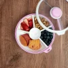 Lunchboxy|Przechowywanie Jedzenia | GOBE LARGE SNACK SPINNER duży pojemnik na przekąski, Taro Purple