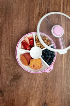 Lunchboxy|Przechowywanie Jedzenia | GOBE LARGE SNACK SPINNER duży pojemnik na przekąski, Taro Purple