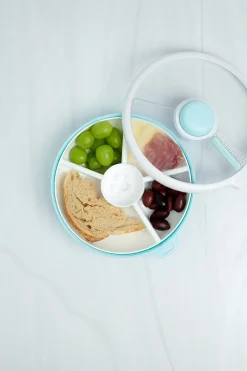 Lunchboxy|Przechowywanie Jedzenia | GOBE LARGE SNACK SPINNER duży pojemnik na przekąski, Macaron Blue