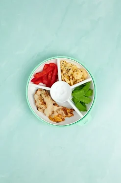 LARGE SNACK SPINNER duży pojemnik na przekąski, Mint Green
