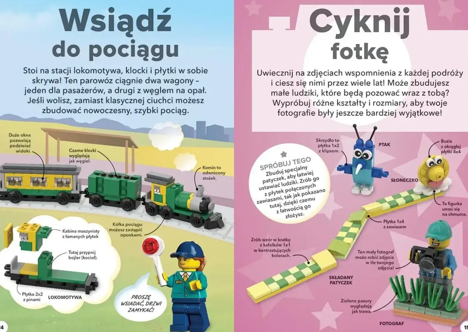7 Lat+|8 Lat+ | LEGO® . Księga pomysłów. Podróże
