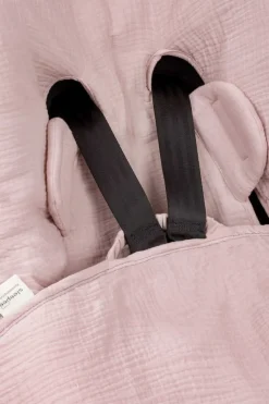 Przydatne Akcesoria|Kocyki I Otulacze Do Fotelika | Sleepee Letni muślinowy kocyk do fotelika - rose