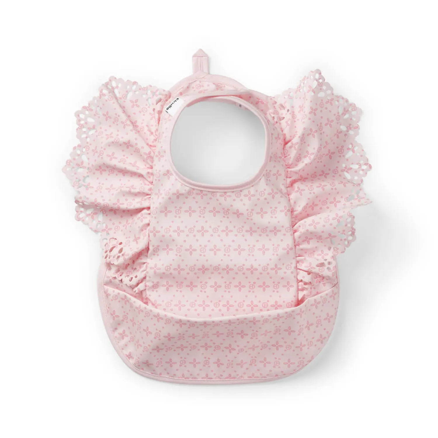 Metoda Blw|Śliniaki | Elodie Details Śliniaczek - Embroidery Anglaise Pink