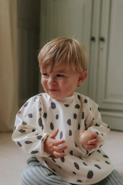 Śliniaki | Elodie Details Śliniak z długim rękawem - dalmatian dots grande