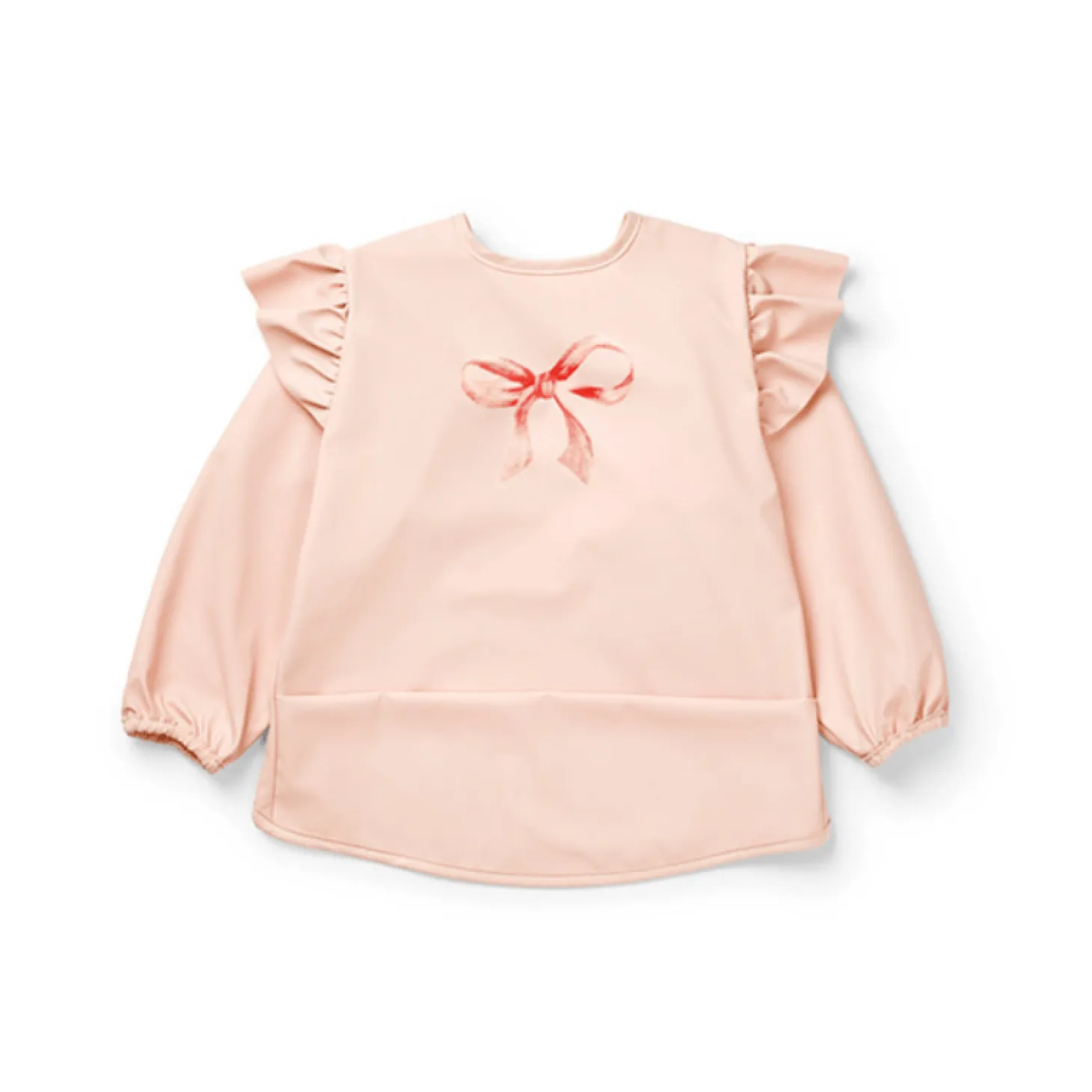 Śliniak z długim rękawem - rosy bow