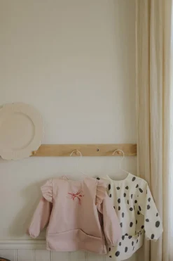 Śliniak z długim rękawem - rosy bow