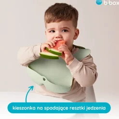 Śliniaki | b.box Śliniak z otwartą kieszonką szałwia