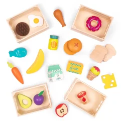 3 Lata +|2 Lata + | B.Toys Little Foodie Groups – drewniane skrzyneczki z produktami spożywczymi